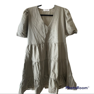 Goodnight Macroroon NWT large sundress light army green color see measurements‎